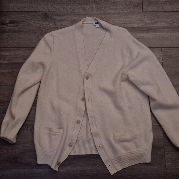 Oversized White Cardigan - Picture 1 of 2